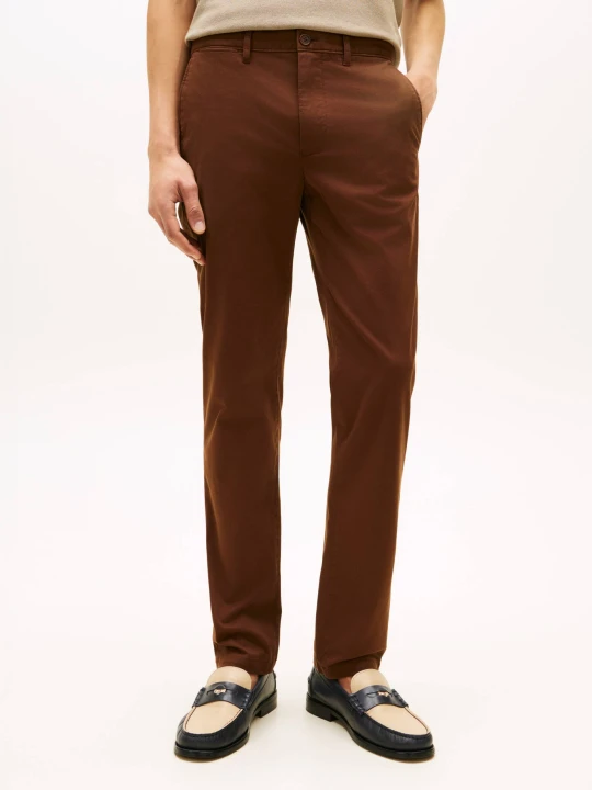 Zdjęcie produktu Tommy Hilfiger Spodnie chino Denton TH x F.C. Liverpool | Straight fit brązowy
