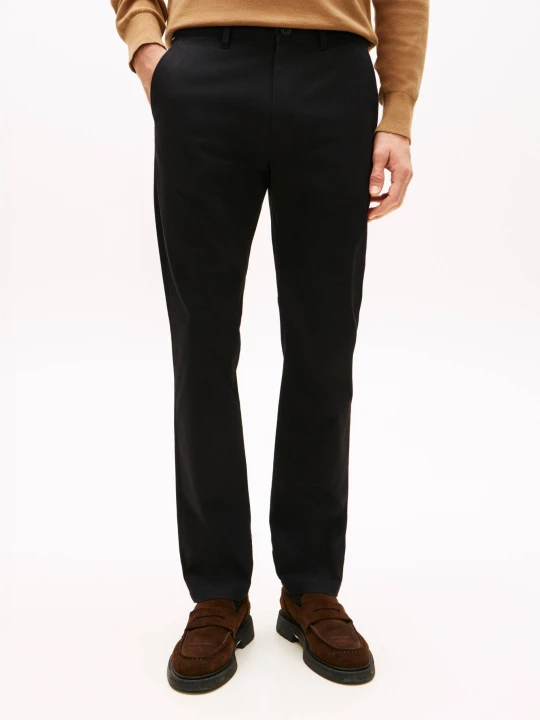 Zdjęcie produktu Tommy Hilfiger Spodnie chino Denton TH x F.C. Liverpool | Straight fit czarny