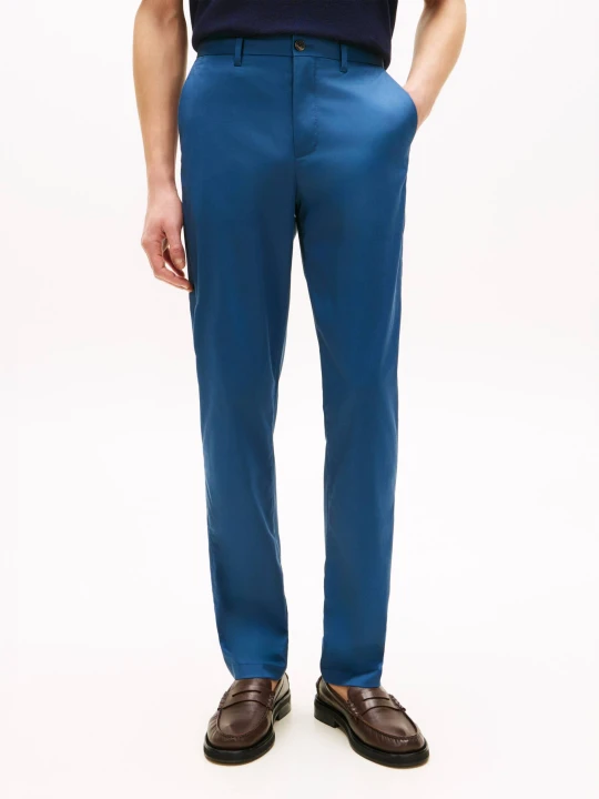 Zdjęcie produktu Tommy Hilfiger Spodnie chino Harlem | Tapered fit niebieski
