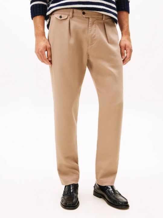 Zdjęcie produktu Tommy Hilfiger Spodnie chino HARLEM | Tapered fit beżowy
