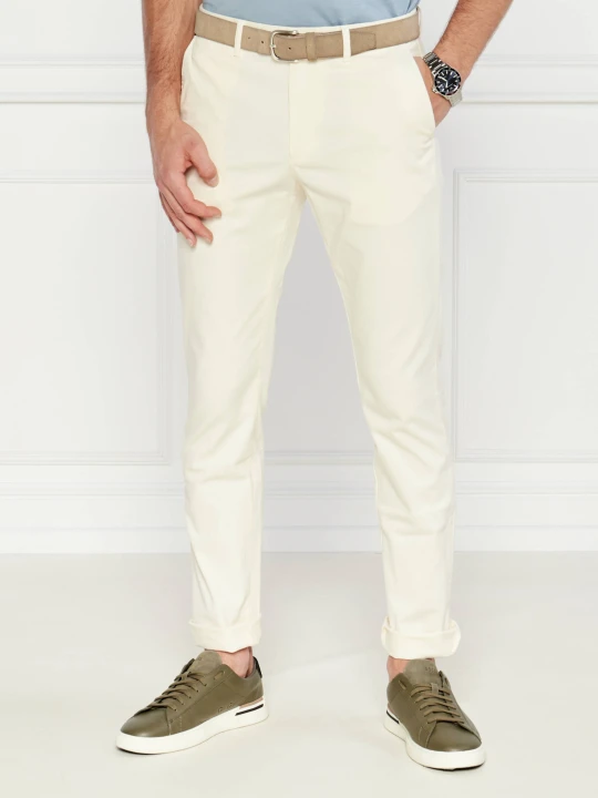 Zdjęcie produktu Tommy Hilfiger Spodnie chino | Slim Fit kremowy