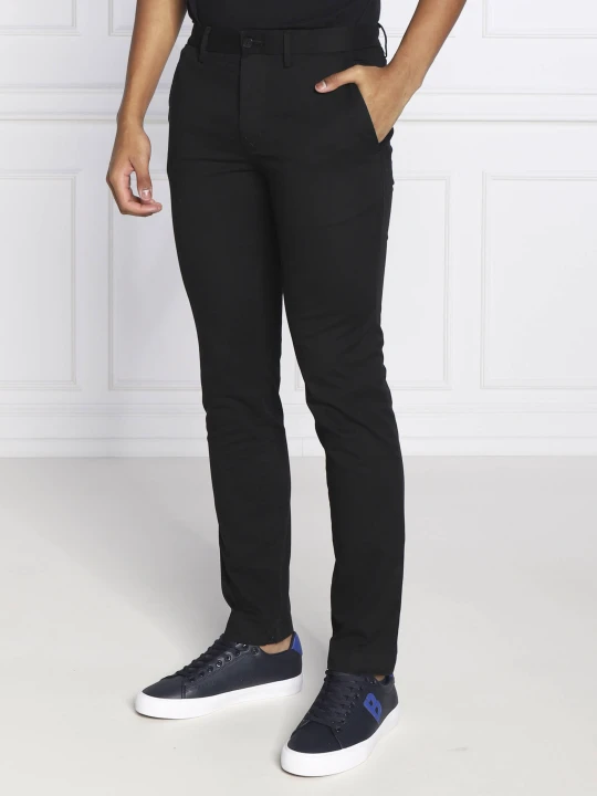Zdjęcie produktu Tommy Hilfiger Spodnie chino | Slim Fit | pima czarny