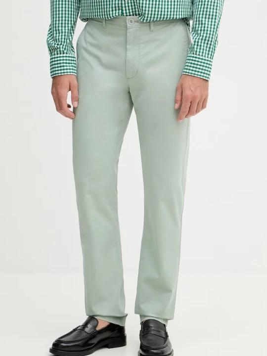 Zdjęcie produktu Tommy Hilfiger spodnie chinos męskie bawełniane z elastanem beżowy