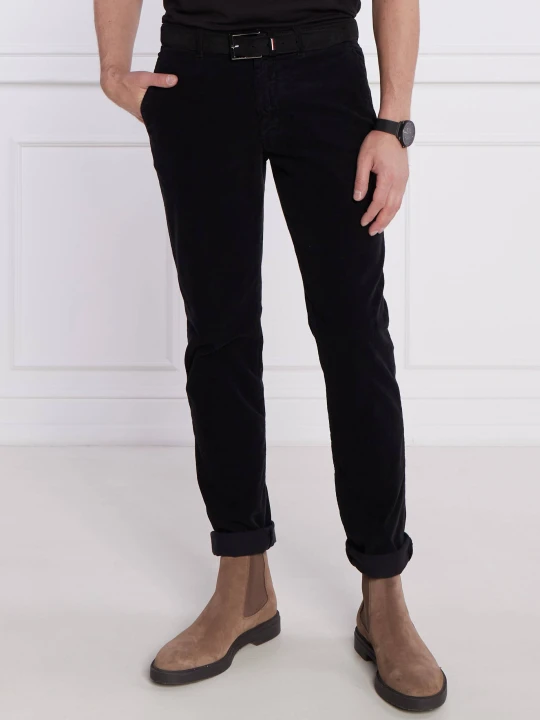 Zdjęcie produktu Tommy Hilfiger Spodnie DENTON | Straight fit czarny