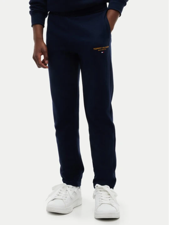 Zdjęcie produktu Tommy Hilfiger Spodnie dresowe Essential KB0KB10772 Granatowy Regular Fit