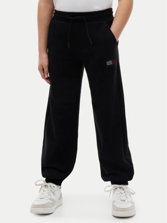 Zdjęcie produktu Tommy Hilfiger Spodnie dresowe KG0KG09531 Czarny Regular Fit