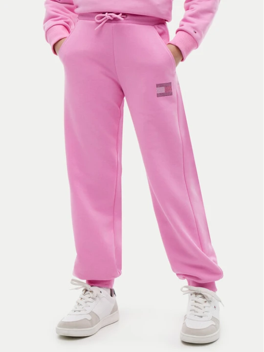 Zdjęcie produktu Tommy Hilfiger Spodnie dresowe KG0KG09531 Różowy Regular Fit