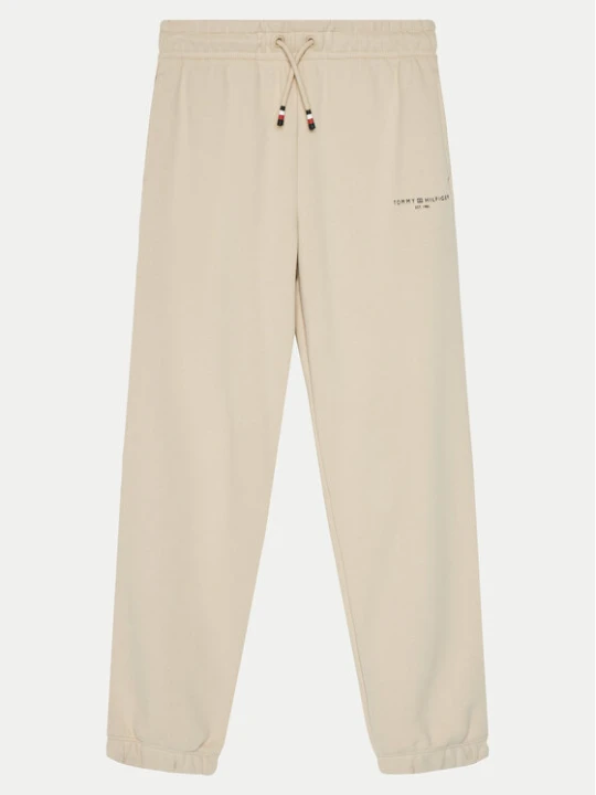 Zdjęcie produktu Tommy Hilfiger Spodnie dresowe KS0KS00596 Beżowy Regular Fit