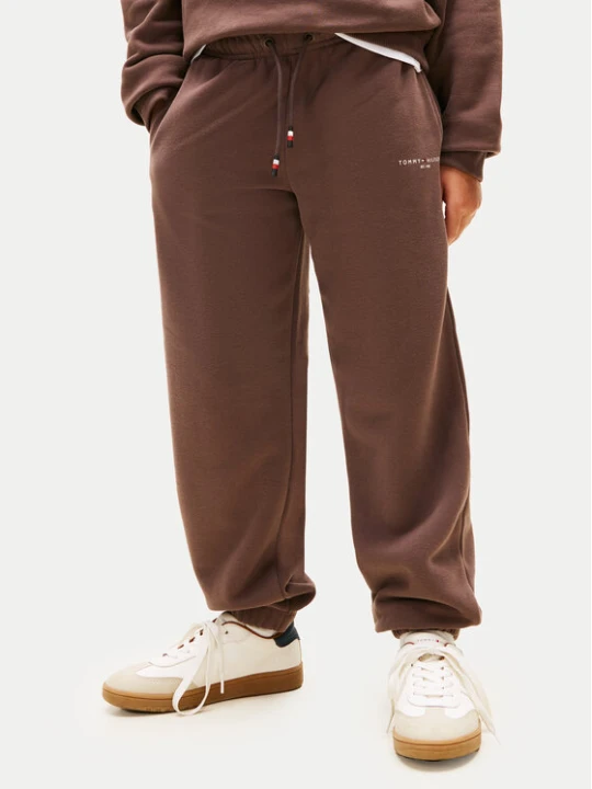 Zdjęcie produktu Tommy Hilfiger Spodnie dresowe Mini Corp KS0KS00662 Brązowy Regular Fit