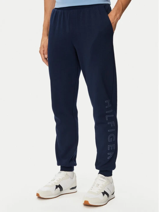 Zdjęcie produktu Tommy Hilfiger Spodnie dresowe Performance MW0MW43445 Granatowy Regular Fit