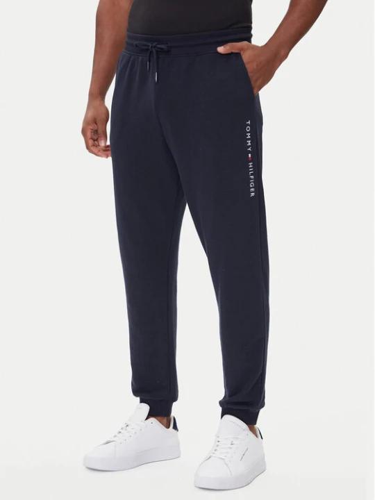 Zdjęcie produktu Tommy Hilfiger Spodnie dresowe UM0UM03664 Granatowy Regular Fit