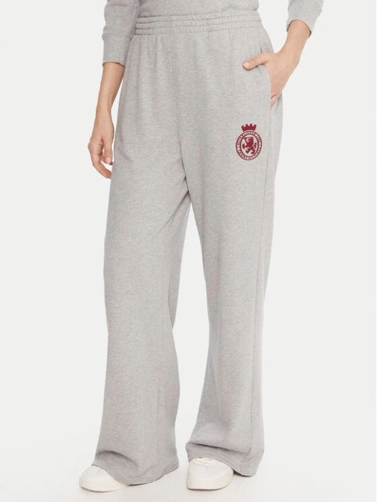Zdjęcie produktu Tommy Hilfiger Spodnie dresowe UW0UW06081 Szary Wide Leg
