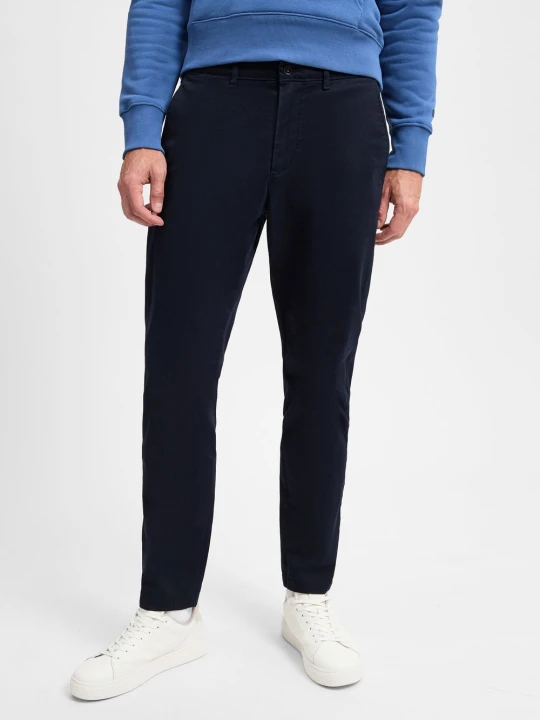 Zdjęcie produktu Tommy Hilfiger Spodnie - Harlem Mężczyźni Bawełna niebieski