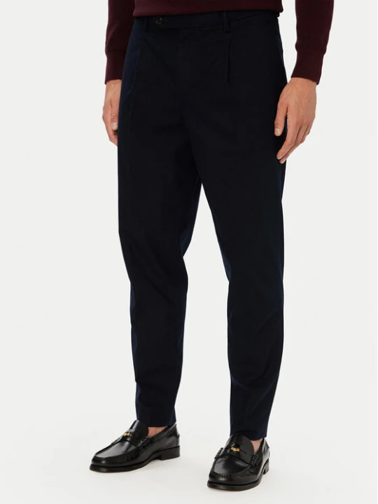 Zdjęcie produktu Tommy Hilfiger Spodnie materiałowe MW0MW45058 Granatowy Tapered Fit