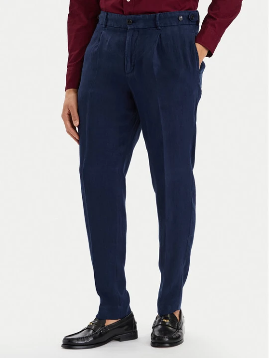Zdjęcie produktu Tommy Hilfiger Spodnie materiałowe Smart Casual MW0MW42708 Granatowy Regular Fit