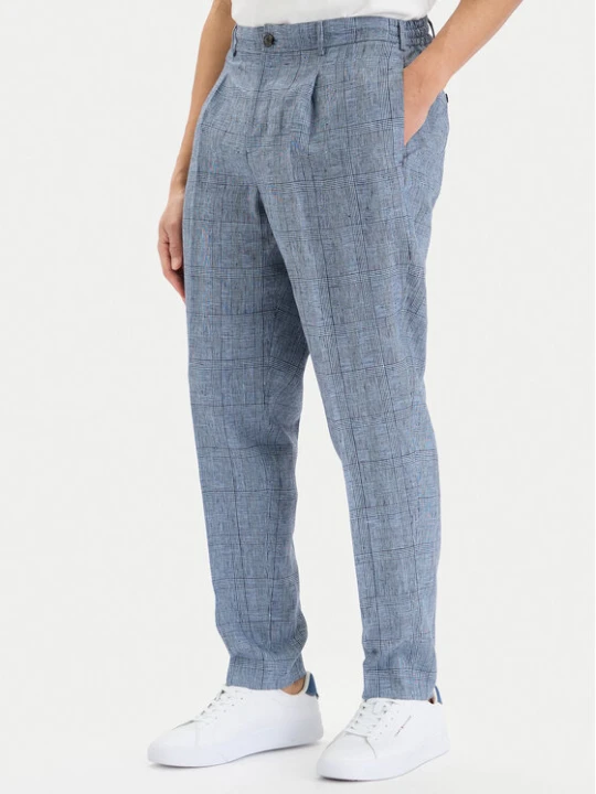 Zdjęcie produktu Tommy Hilfiger Spodnie materiałowe Smart MW0MW42715 Granatowy Regular Fit