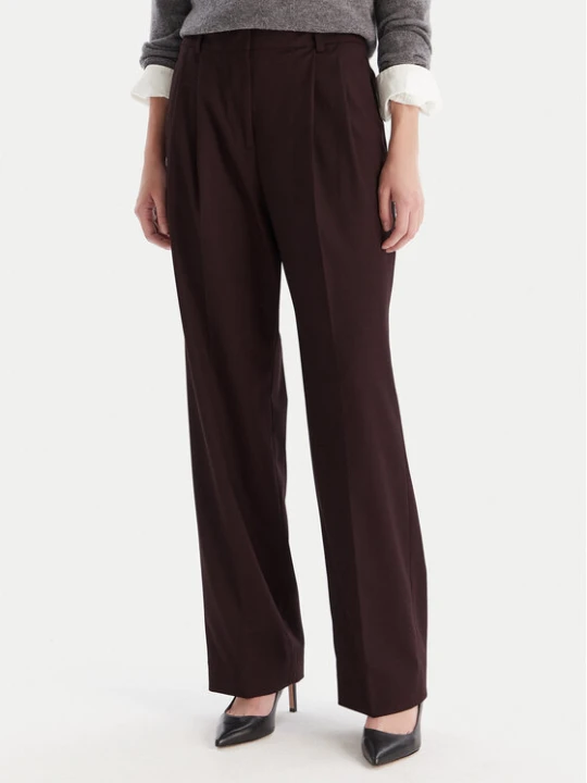 Zdjęcie produktu Tommy Hilfiger Spodnie materiałowe WW0WW48358 Bordowy Relaxed Fit
