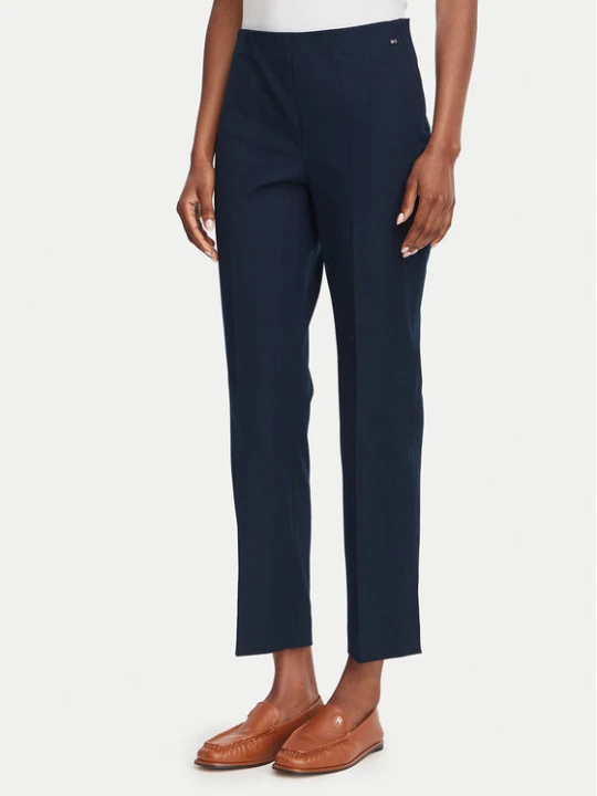 Zdjęcie produktu Tommy Hilfiger Spodnie materiałowe WW0WW51745 Granatowy Slim Fit