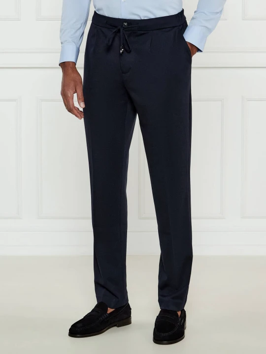 Zdjęcie produktu Tommy Hilfiger Spodnie MILANO | Regular Fit granatowy