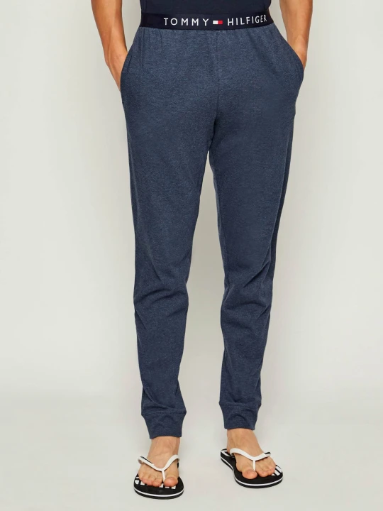 Zdjęcie produktu Tommy Hilfiger Spodnie od piżamy | Regular Fit granatowy