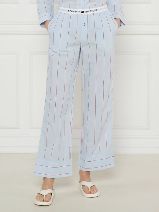 Zdjęcie produktu Tommy Hilfiger Spodnie od piżamy | Regular Fit błękitny