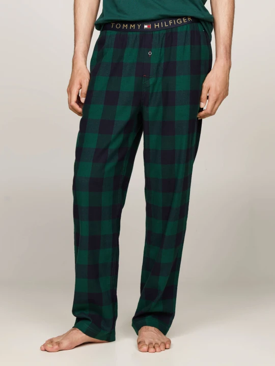 Zdjęcie produktu Tommy Hilfiger Spodnie od piżamy | Regular Fit zielony