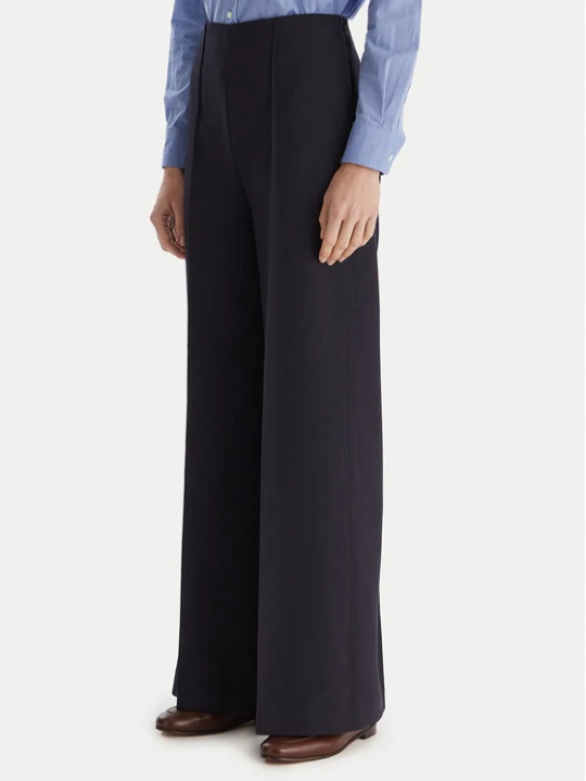 Zdjęcie produktu Tommy Hilfiger Spodnie palazzo WW0WW48406 Granatowy Wide Leg