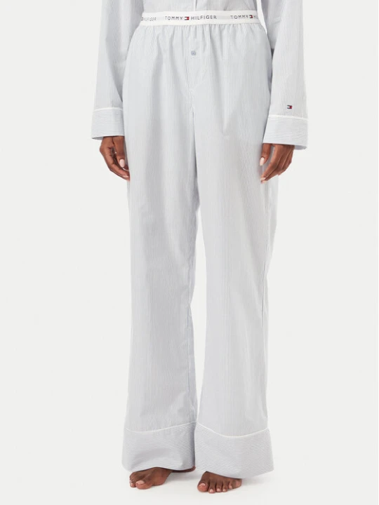 Zdjęcie produktu Tommy Hilfiger Spodnie piżamowe UW0UW06692 Niebieski jasny Regular Fit
