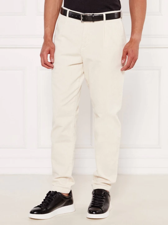 Zdjęcie produktu Tommy Hilfiger Spodnie | Relaxed fit | sztruks kremowy