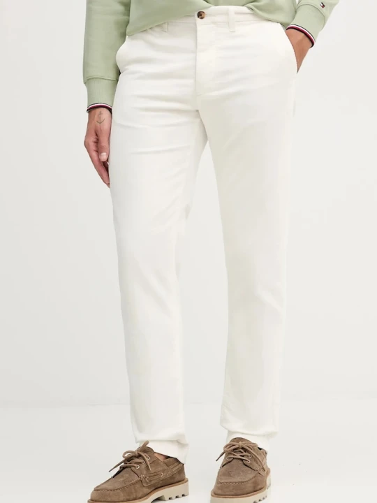 Zdjęcie produktu Tommy Hilfiger spodnie sztruksowe beżowy