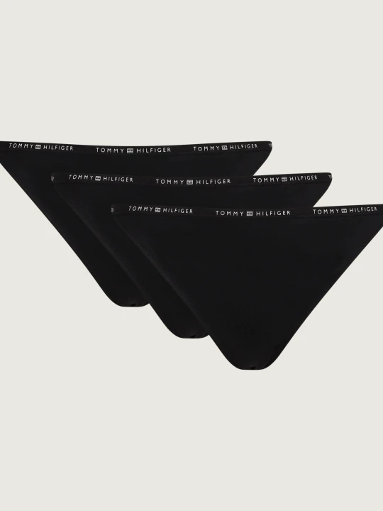 Zdjęcie produktu Tommy Hilfiger Stringi 3-pack czarny
