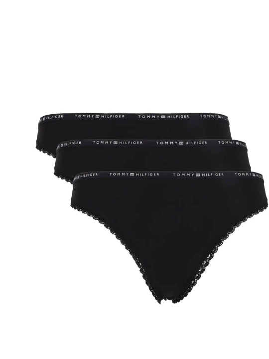 Zdjęcie produktu Tommy Hilfiger Stringi 3-pack czarny