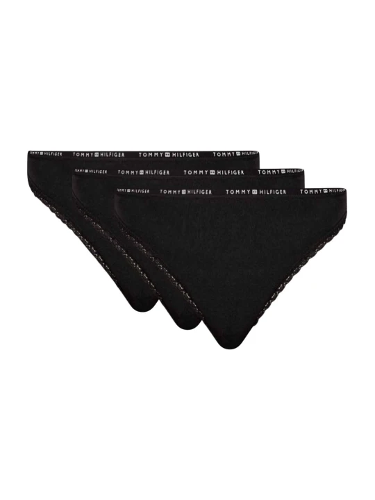 Zdjęcie produktu Tommy Hilfiger Stringi 3-pack czarny