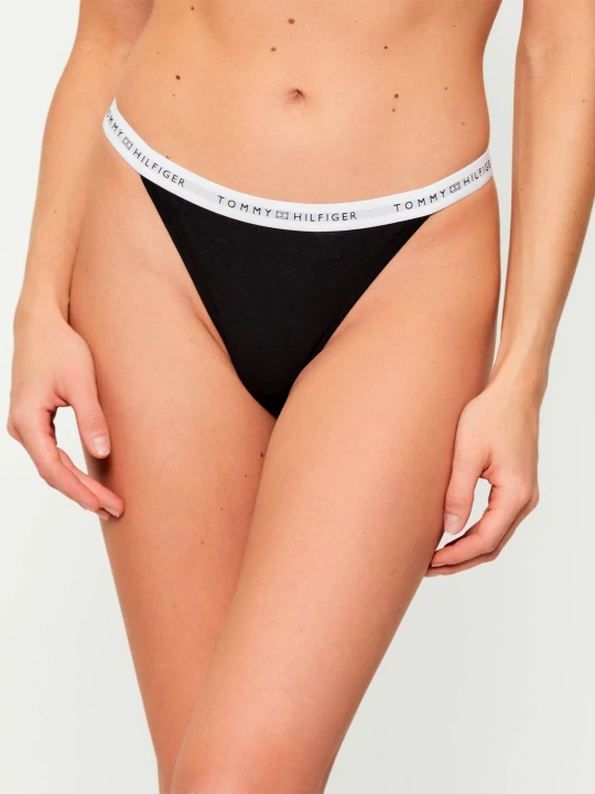 Zdjęcie produktu Tommy Hilfiger Stringi czarny