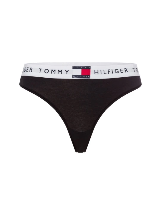 Zdjęcie produktu Tommy Hilfiger Stringi - Stringi klasyczne Kobiety Bawełna czarny