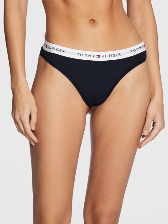 Zdjęcie produktu Tommy Hilfiger Stringi UW0UW03835 Granatowy