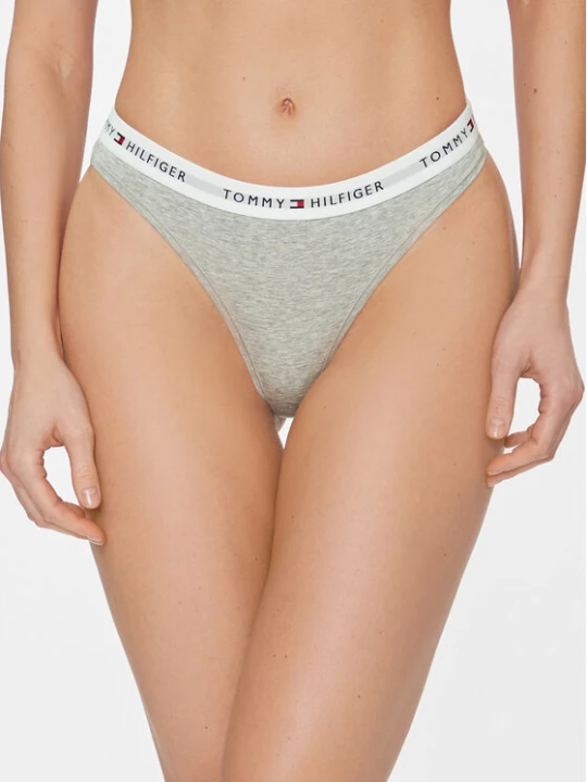 Zdjęcie produktu Tommy Hilfiger Stringi UW0UW03835 Szary