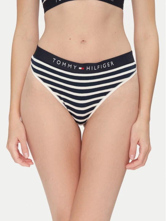 Zdjęcie produktu Tommy Hilfiger Stringi UW0UW04796 Granatowy