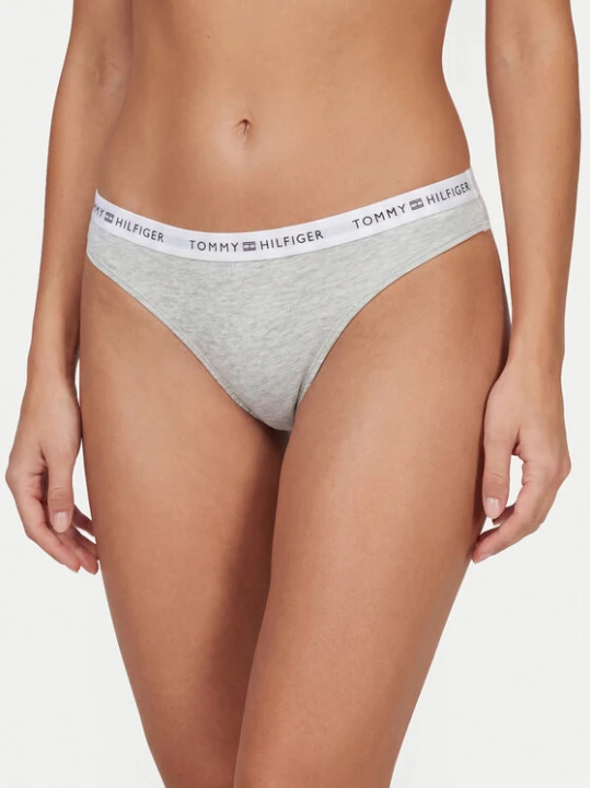 Zdjęcie produktu Tommy Hilfiger Stringi UW0UW05875 Szary