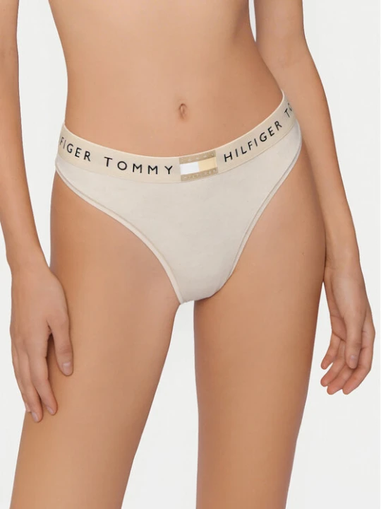Zdjęcie produktu Tommy Hilfiger Stringi UW0UW06039 Beżowy