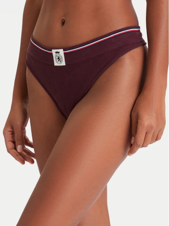 Zdjęcie produktu Tommy Hilfiger Stringi UW0UW06063 Bordowy