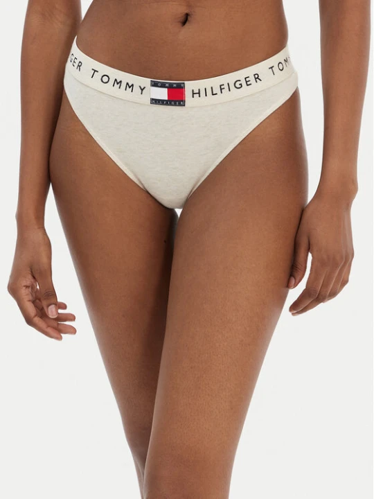 Zdjęcie produktu Tommy Hilfiger Stringi UW0UW06227 Écru Kremowy