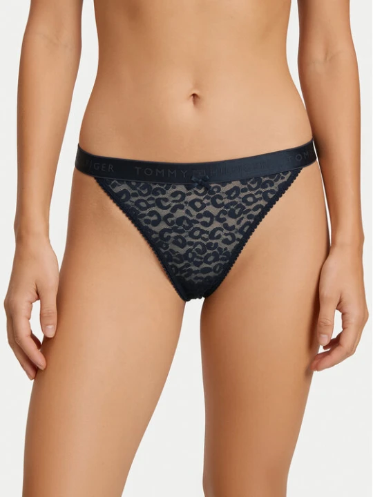 Zdjęcie produktu Tommy Hilfiger Stringi UW0UW06348 Granatowy
