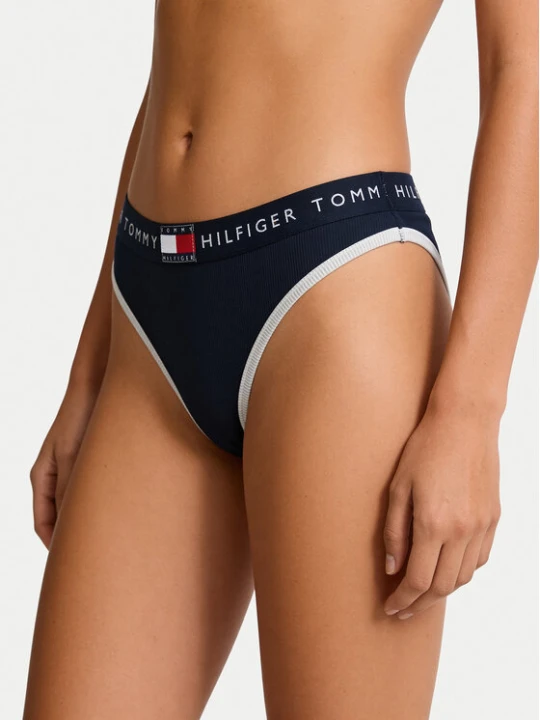 Zdjęcie produktu Tommy Hilfiger Stringi UW0UW06581 Granatowy