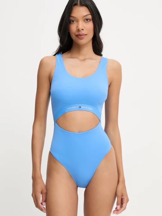 Zdjęcie produktu Tommy Hilfiger strój kąpielowy jednoczęściowy damski niebieski