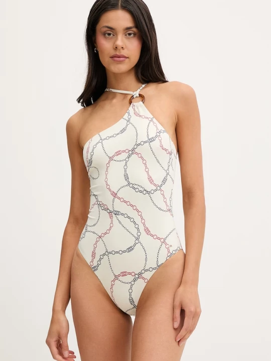 Zdjęcie produktu Tommy Hilfiger strój kąpielowy jednoczęściowy damski beżowy