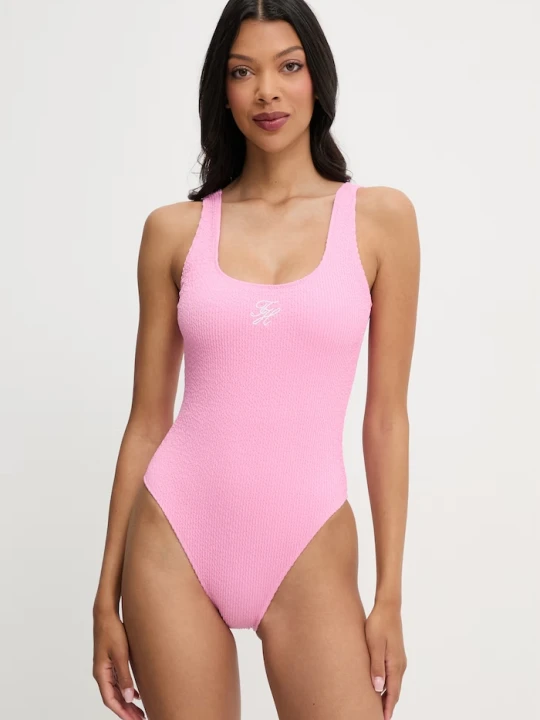 Zdjęcie produktu Tommy Hilfiger strój kąpielowy jednoczęściowy damski różowy
