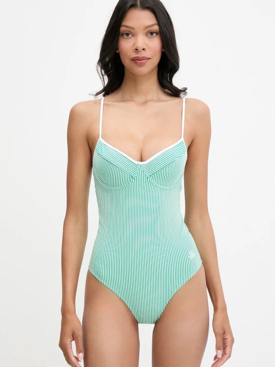 Zdjęcie produktu Tommy Hilfiger strój kąpielowy jednoczęściowy damski SUMMER zielony