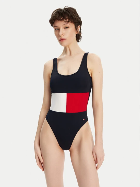 Zdjęcie produktu Tommy Hilfiger Strój kąpielowy UW0UW05853 Granatowy