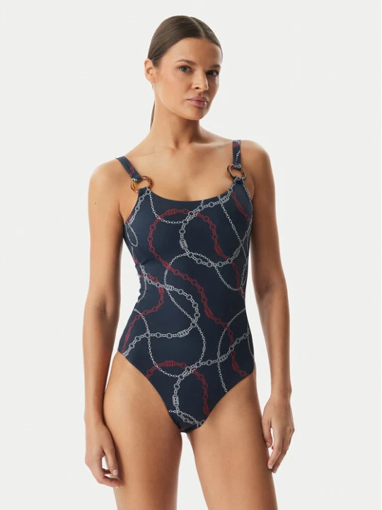 Zdjęcie produktu Tommy Hilfiger Strój kąpielowy UW0UW06481 Granatowy